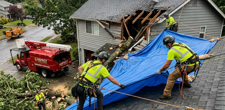 How to File a Homeowners Insurance Claim for Fallen Tree Roof Damage
