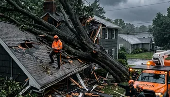 Emergency tree extraction crew